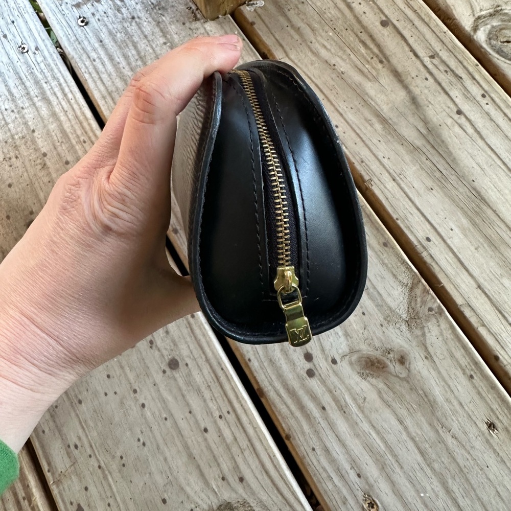 Louis Vuitton Epi leather Dauphine clutch black - Picture 6 of 10